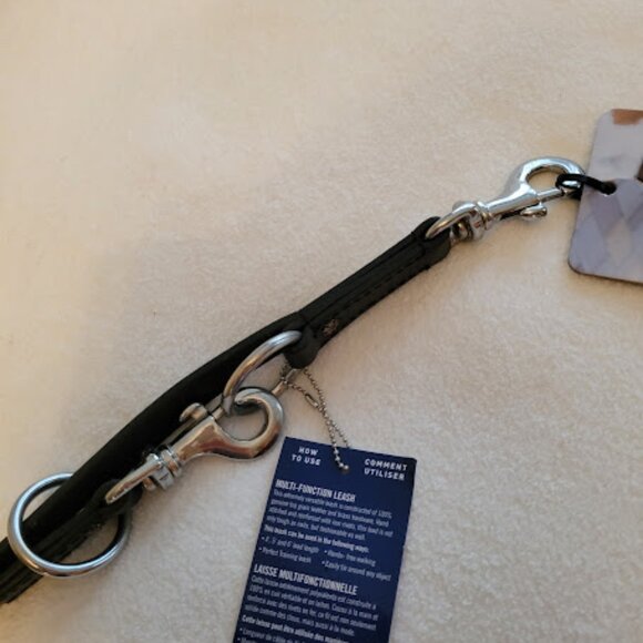 Multi Function Dog Leash 100% Leather (NEW with tags) - Picture 8 of 11